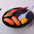 thumbnail image 4 of Espátula de silicona de una pieza para cocina, espátula antiadherente para cocina, para hornear, cocinar, mezclar, resistente al calor, antiadherente, sin BPA, de grado alimenticio, 4 of 5