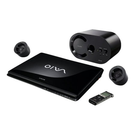 Sony ICD-UX300 - Voice recorder - 4 GB - black