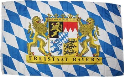 5x8 ft Bavaria Bavarian Freistaat Friestaat Flag Rough Tex Knitted 5'x8' banner 