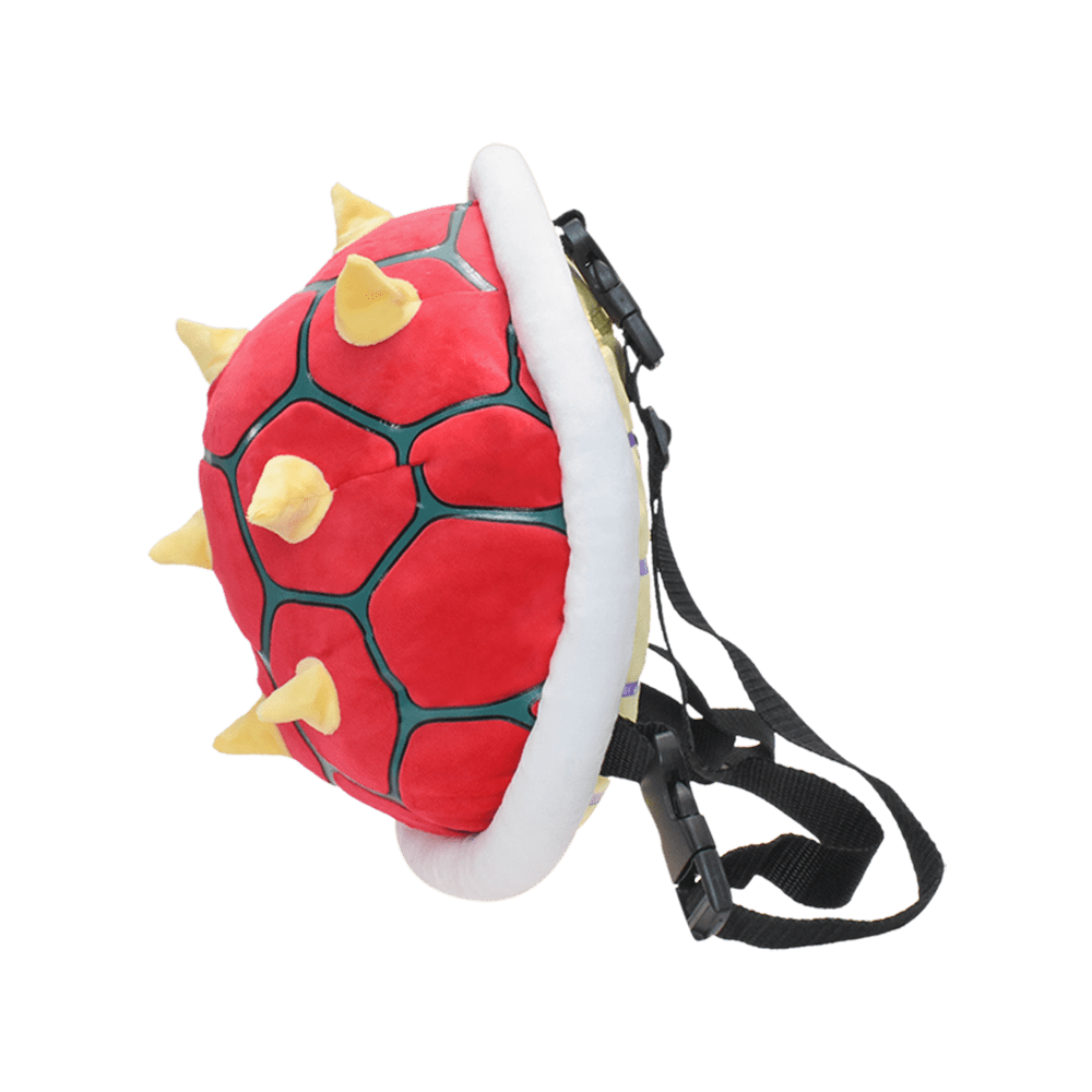 Paiuan Super Mario Plush Backpack Toy Turtle Red Shell Backpack with Thorn Stuffed Animal Doll Toys for Kids Gifts