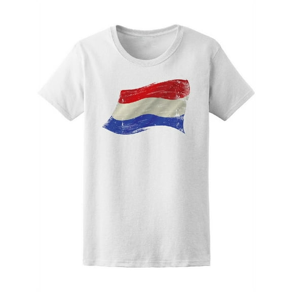 Dutch Grunge Flag T-Shirt Men -Image by Shutterstock, Male 4X-Large
