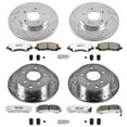 thumbnail image 3 of PowerStop Front and Rear Z26 Street Warrior Carbon-Fiber Ceramic Brake Pad and Drilled and Slotted Rotor Kit Fits: MITSUBISHI Select Models K2395-26, 3 of 9
