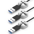 thumbnail image 2 of Organizador De Cables Orico, Enrollador De Cables Colorfu, Soporte Para Auriculares Con Cable Usb, Organizador De Cables De Silicona, Organizador Ordenado De Escritorio Para Cable Digital Minnieouse EL012505-00, 2 of 6