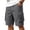 Dark Gray, variant on TOMVIGX Mens Cargo Shorts Loose Fit Outdoor Athletic Casual Drawstring 5 Inch Inseam Plus Size Shorts Summer Beach Hiking Fishing Work Shorts with Pockets Army Green L