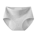 thumbnail image 3 of Period Underwear For Women Menstrual Panties Cotton Postpartum Easy Clean Teens Brief 4 Layer Leakproof Dark Gray*5pcs XL, 3 of 6