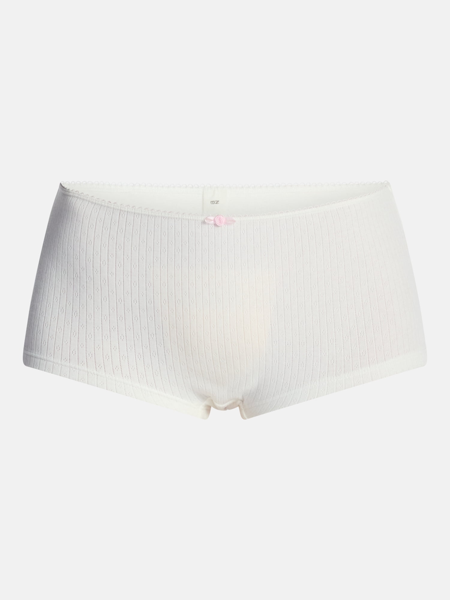 No Boundaries Cotton and Pointelle Boyshort Panties, 3-Pack, Women's XS-XXXL