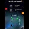 thumbnail image 5 of Giaone Glowing Alien Antenna Headband Party Headwear Hair Hoop, 5 of 14