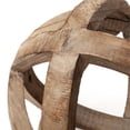 thumbnail image 3 of Pemberly Row Modern Farmhouse Brown Finish Wood Decorative Orb, 3 of 8