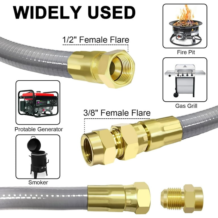 Natural gas grill connector best sale