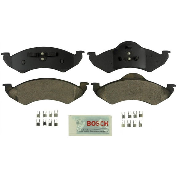 Bosch BE897H Bosch Blue Semi-Metallic Brake Pads with Hardware