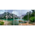 thumbnail image 2 of Design Art Lake between Mountains Landscape Photo Canvas Art Print, 2 of 2
