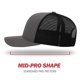 thumbnail image 3 of Gorra de béisbol R RICHARDSON 112 trucker ajustable con cierre snapback, 3 of 7