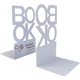 thumbnail image 1 of KAIYANG 1 par de sujetalibros creativos con diseño de letras "Book", organizador antideslizante para libros de arte (blanco), 1 of 4