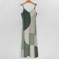 thumbnail image 5 of Sage Green Sleeveless Dress Loose Women's Dress Dresses Luxury Evening Dresses, 5 of 9