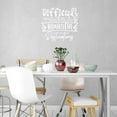 thumbnail image 1 of VWAQ Difficult Roads Often Lead to Beautiful Destinations Inspirational Wall Decal Motivational Home Decor, 1 of 1