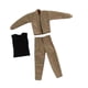 thumbnail image 1 of Ropa para figuras de acción a escala 1/12 perfecl chaqueta chaleco pantalón Caqui, 1 of 8