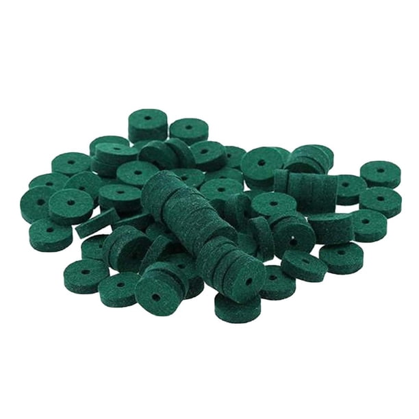 90 Uds Arandelas Piano Ligeras Afinación Teclado Almohadilla Anillo Fieltro Herramienta Verde