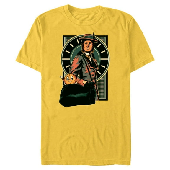 Marvel Studios Loki Season 2 TVA Renslayer and Miss Minutes - Short Sleeve Blended T-Shirt for Adults - Customized-Yellow