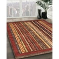 thumbnail image 2 of Ahgly Company Indoor Rectangle Abstract Red Abstract Area Rugs, 5' x 8', 2 of 6
