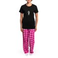 thumbnail image 4 of CafePress - Kawaii Panda Girl Pajamas - Women's Short Sleeve Print T-Shirt and Pants Dark Cotton Pajama Set, 4 of 7