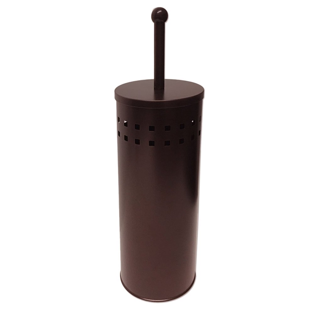 Brown Powder Coated Toilet Plunger & Holder