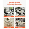 thumbnail image 6 of KFFKFF 8 ft Boat-Shaped Conference Table with Charging Station, Modern Office Meeting Desk for 10 People, Durable Metal Legs, Ideal for Boardrooms, Conference Rooms, and Offices, Simple Assembly, 6 of 9