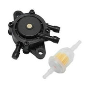 Fuel Pump Replacement for Kohler 17HP-25 HP 24 393 04-S John Deere Yamaha Briggs & Stratton 491922 691034 692313 808492 808656 Engine Lawn Mower Tractor with Fuel Filter
