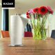 thumbnail image 4 of Elegante porta toallas de papel de acero inoxidable, manejo con una sola mano para un ajuste universal del rollo, resistente y duradero con un acabado negro mate suave para la cocina y el hogar, 4 of 5