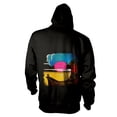thumbnail image 2 of Hawkwind Unisex Zipped Hoodie: Warrior On The Edge Of Time (back print), 2 of 3