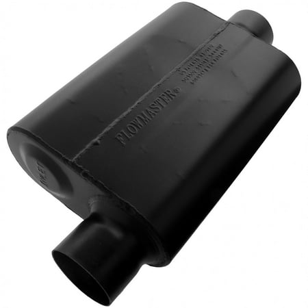 Flowmaster 943046 Super 44 Muffler - 3.00 Offset In / 3.00 Center Out - Aggressive (Best Sounding Truck Muffler)