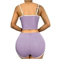 thumbnail image 3 of Guluxicc Casual Outfits Sets for Women Ribbed Tank Tops and Bike Shorts 2 Piece Lounge Outfit Active Athletic Tracksuits Set, 3 of 3