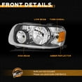 thumbnail image 6 of WEELMOTO Headlights for 2005 Escape (submodel: XLT No Boundaries, XLT Sport), 05 2006 2007 Ford Escape (submodel: Hybrid, Limited, XLS, XLT) Headlamp Replacement Pair Set Driver&Passenger side, 6 of 8