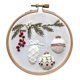 thumbnail image 3 of Kit Iniciación Bordado Navideño Juego Punto Cruz para Principiantes (Holly Bauble), 3 of 4