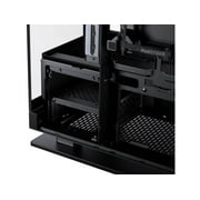 Phanteks Evolv X2, Mid-Tower Gaming Chassis, Vertical Cooling System, See-through Tempered Glass Chassis, Brushed Aluminum interior panel with Integrated D-RGB Lighting, Brushed Black