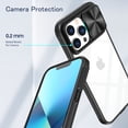thumbnail image 6 of clleylise Designed for IPhone 14 Pro Max Case with Sliding Camera Metal Cover, Shockproof Anti-Falling PC Transparent Acrylic Back Phone Case for IPhone 14 Pro Max 6.7", 6 of 6