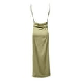 thumbnail image 6 of Elegant Women's Long Evening Dress Satin Backless Strapless Gown For Party Wedding Prom Night Out Formal Occasions, 6 of 6