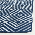thumbnail image 3 of SAFAVIEH Kilim Rachyl Geometric Diamonds Wool Area Rug, Navy, 4' x 6', 3 of 6
