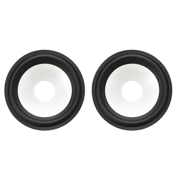 4" Paper Speaker Cone Subwoofer Cones Drum Paper 1" Voice Coil Diameter with Rubber Surround 2 Pcs