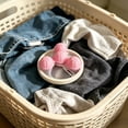 thumbnail image 4 of Patterned Floating Laundry Lint Filter Bag, Reusable Fine Mesh Hair Debris Catcher, Tear Resistant Fluff Remover Net Pouch for Household Washing Machine Clothes Cleaning Collection, 4 of 7
