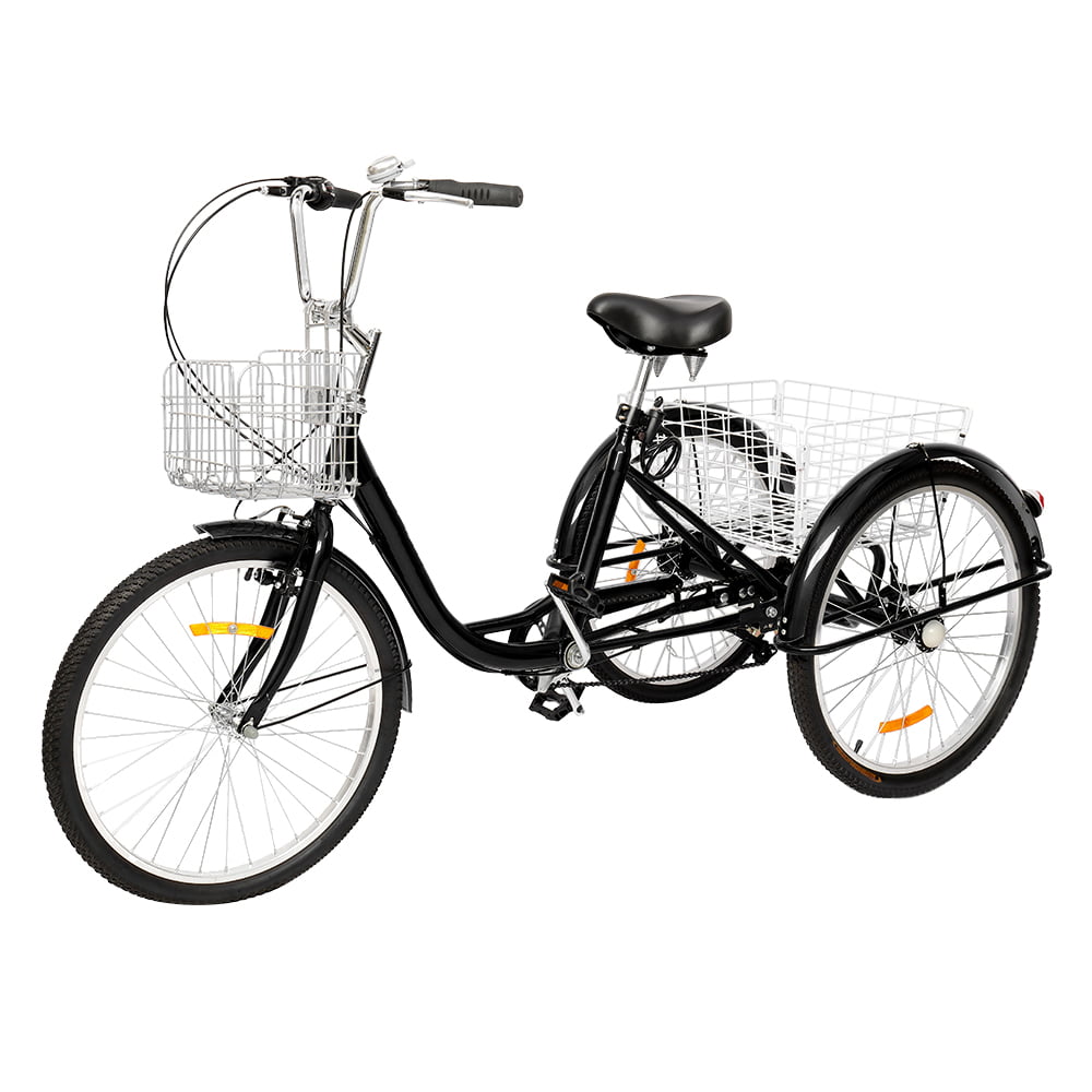 Ktaxon Adult Tricycle 7 Speed Trike Bike Cruiser With 24 Big 3