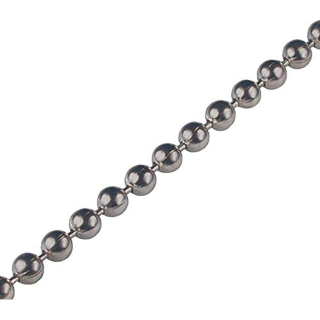 Cadena con cuentas Hillman Metal Silver