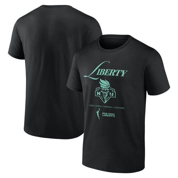 Unisex Black New York Liberty In Motion T-Shirt