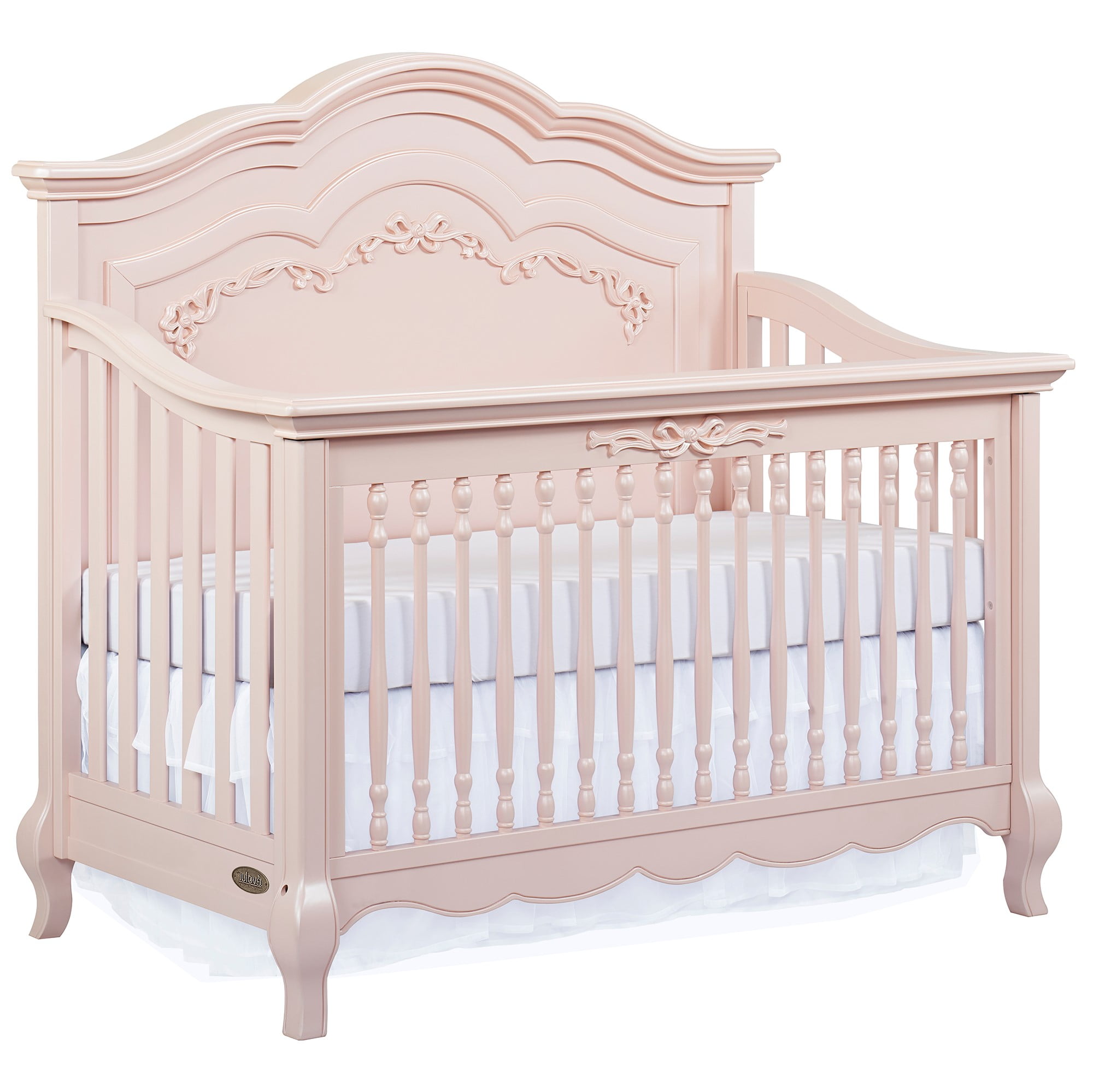 pink crib