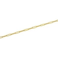 thumbnail image 2 of 14k Yellow Gold 4mm Paper Clip Link Necklace (18"), 2 of 3