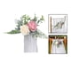thumbnail image 5 of Arreglo floral para Respaldo de silla Yotijar Flores artificiales para boda decoración rosa amarillo claro, 5 of 10