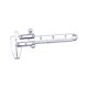 thumbnail image 2 of Calibrador Vernier Hugo Para Casa De Muñecas Mini Regla 1/6 1/12 Plata, 2 of 10