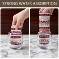 thumbnail image 6 of 4 Pcs Funny Kitchen Towels,Red Christmas Folk Pattern Microfiber Dish Towels,Kitchen Tea Towels,Kitchen Towel Set (18" X 26"), 6 of 7