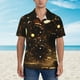thumbnail image 2 of Balery Classical Golden Casino Camisas hawaianas de manga corta para hombre, camisas playeras de corte holgado, camisas de vacaciones con botones,Medium, 2 of 7