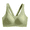 Green, variant on Women's Wireless Seamless Back-Smoothing Bra with Crossover Straps Lift Enhancement No-Clasp Pull-On Design for Daily Wear Lingerie