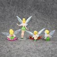 thumbnail image 4 of 4pcs/set 3-10cm Princess Tinkerbell Tinker Bell Beautiful Faery Fairy Elf Flower, 4 of 5